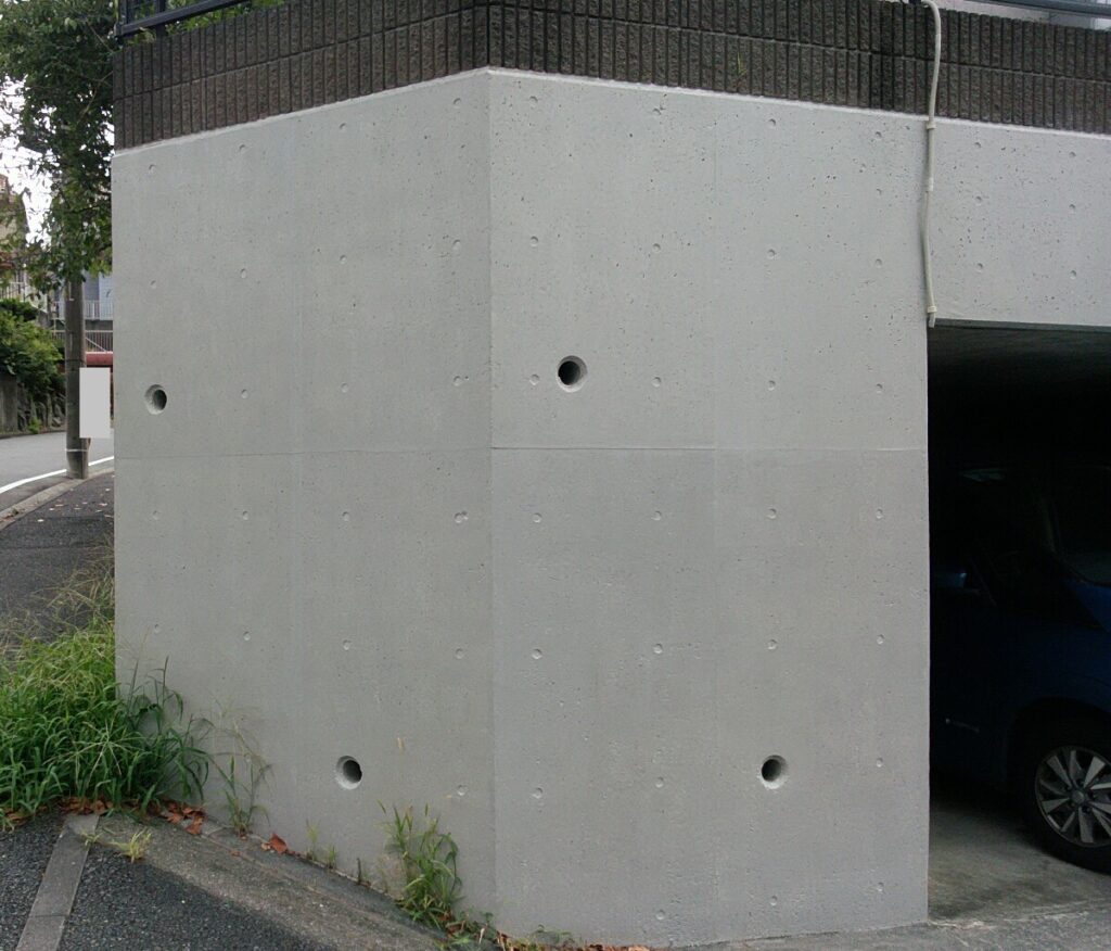 神奈川県横浜市西区-擁壁塗装-完工